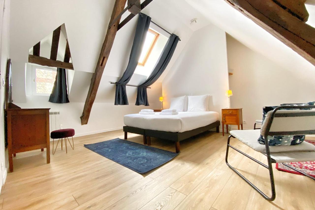 La Terrasse Notre Dame - Karakteristiek huis - 4P - Centre Honfleur Buitenkant foto