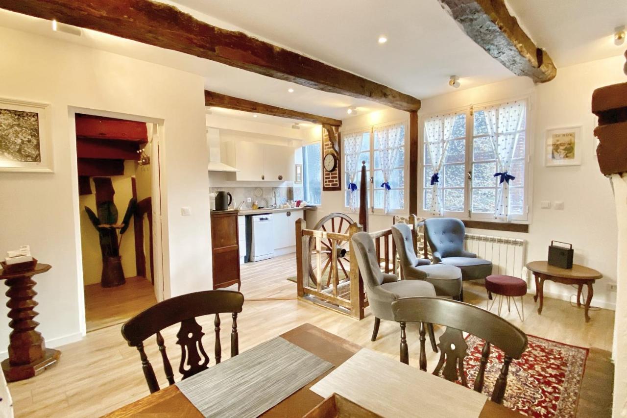 La Terrasse Notre Dame - Karakteristiek huis - 4P - Centre Honfleur Buitenkant foto
