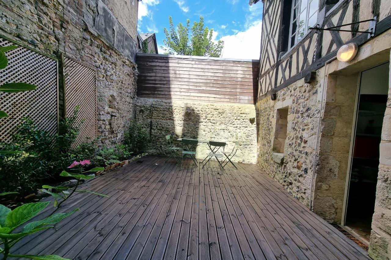 La Terrasse Notre Dame - Karakteristiek huis - 4P - Centre Honfleur Buitenkant foto