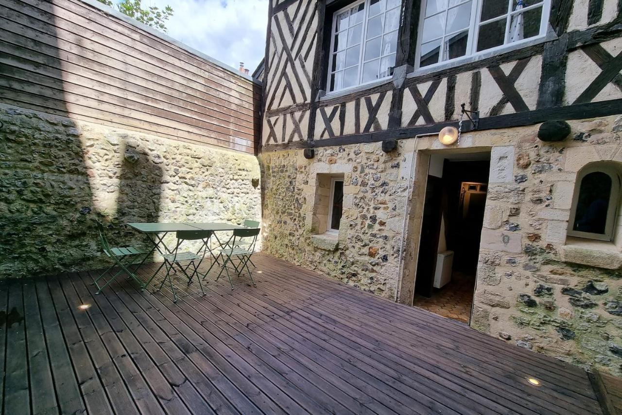 La Terrasse Notre Dame - Karakteristiek huis - 4P - Centre Honfleur Buitenkant foto