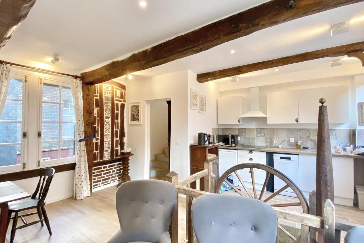 La Terrasse Notre Dame - Karakteristiek huis - 4P - Centre Honfleur Buitenkant foto